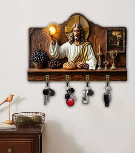 Cross & Cradle - Nativity-Themed Christian Wall Decor