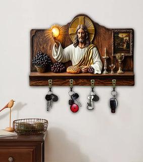 Cross & Cradle - Nativity-Themed Christian Wall Decor