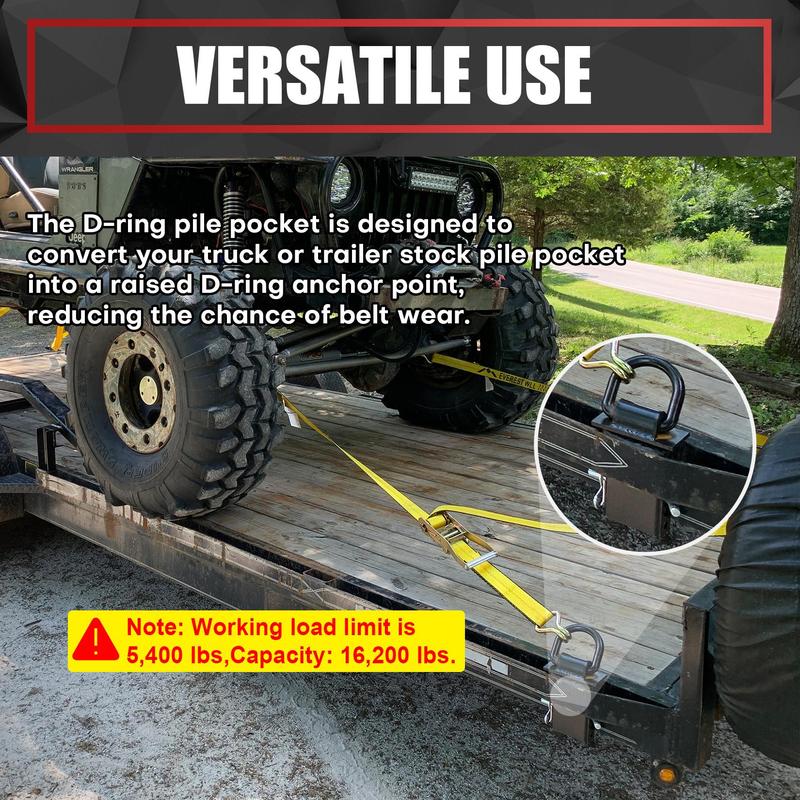 StrongHold - Removable D Ring for Utility Trailers