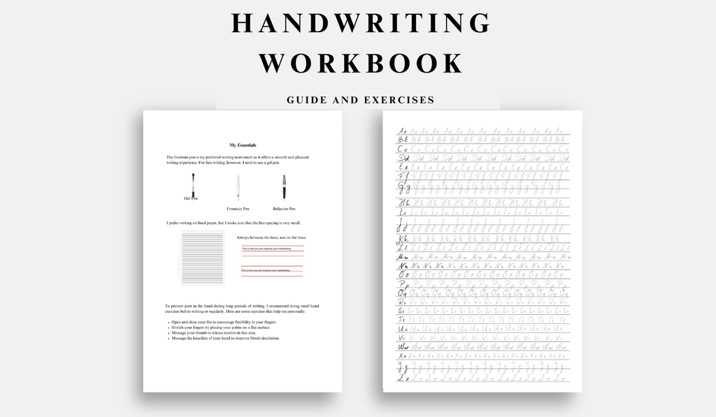 WriteRight - Handwriting Fundamentals Practice Sheets
