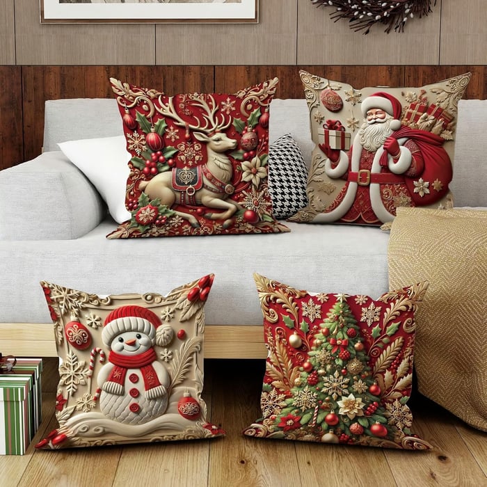 FestiveCozy – Christmas Cushion Cover