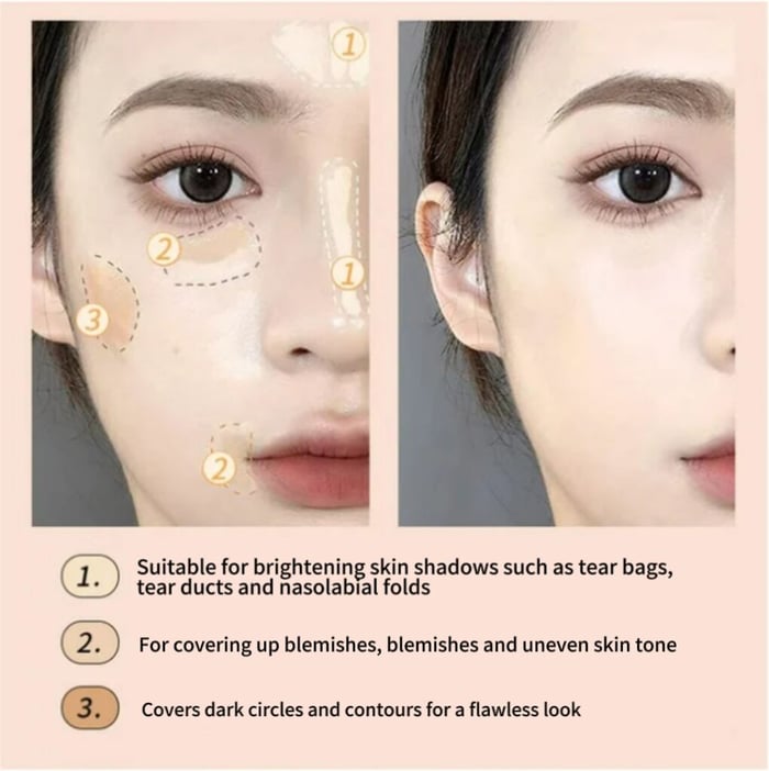 FaceDefine – 3-In-1 Concealer & Contour Palette