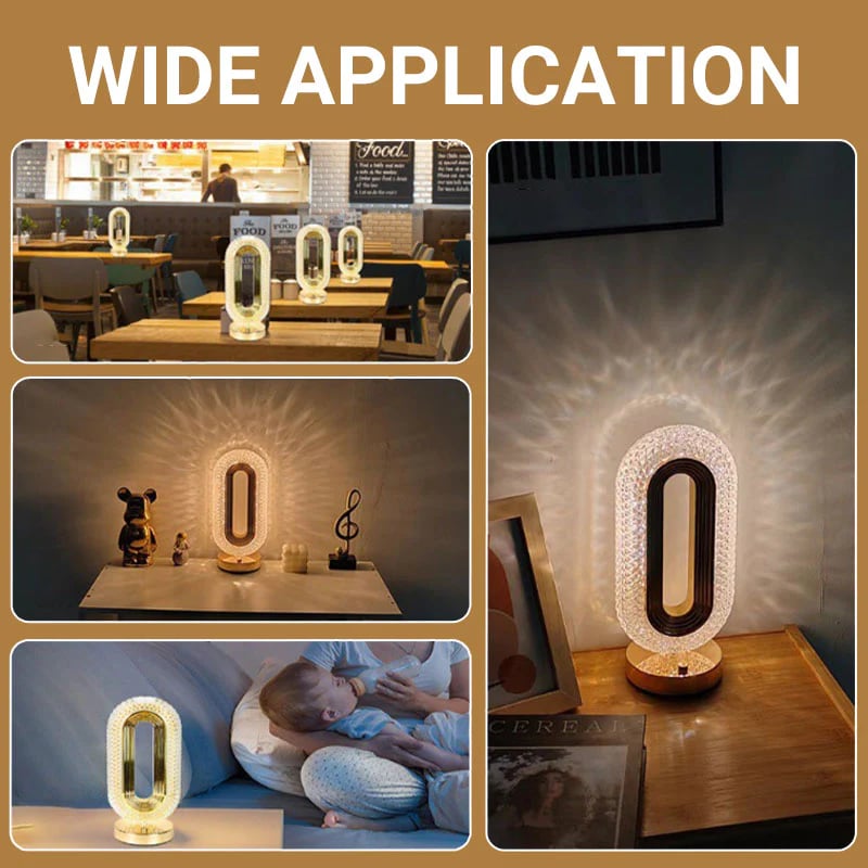 LumiCrystal – Rechargeable LED Night Lamp