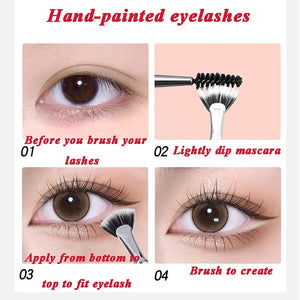 LashCraft - Folding Angle Scalloped Lash Brush