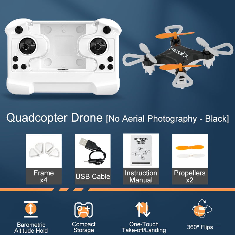 Mini Drone - Easy Stunt Flights & 360° Tricks - Perfect Beginner-Friendly Flyer!