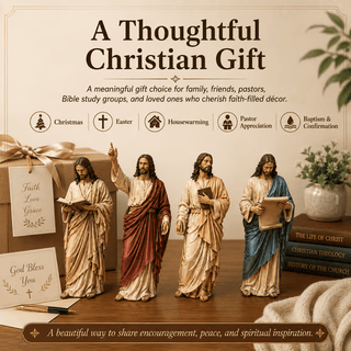 GraceKeep – Inspirational Jesus Figurine Display Set