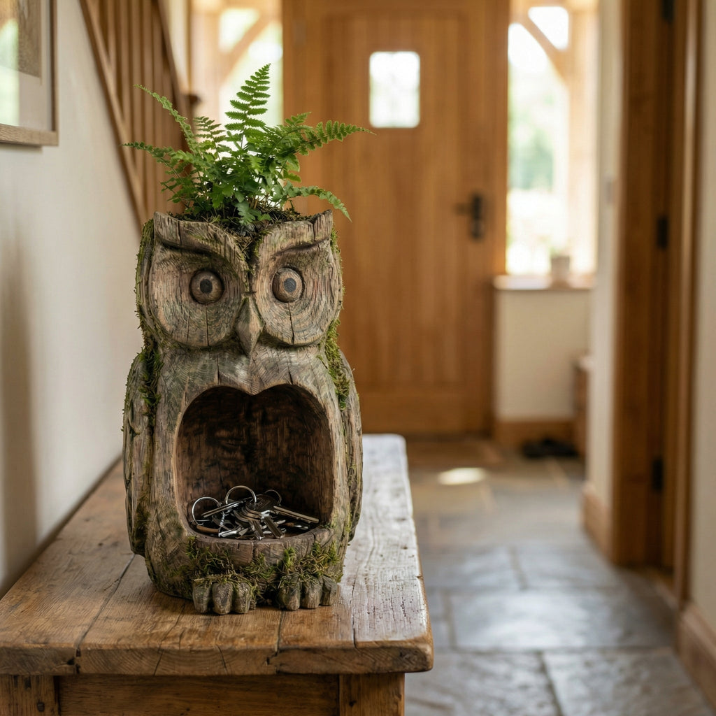 Early Spring Dual-Purpose Plant Owl Guardian-ChicWoo