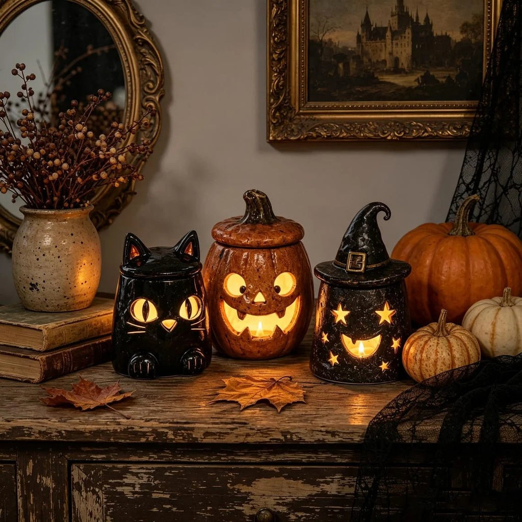 GlowGuard – Handcrafted Artisan Monster Tea Light Holder