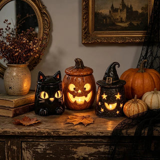 GlowGuard – Handcrafted Artisan Monster Tea Light Holder