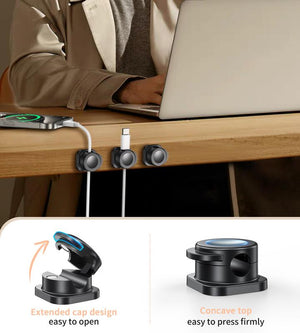 ClipMag – Magnetic Cable Organizer Clips