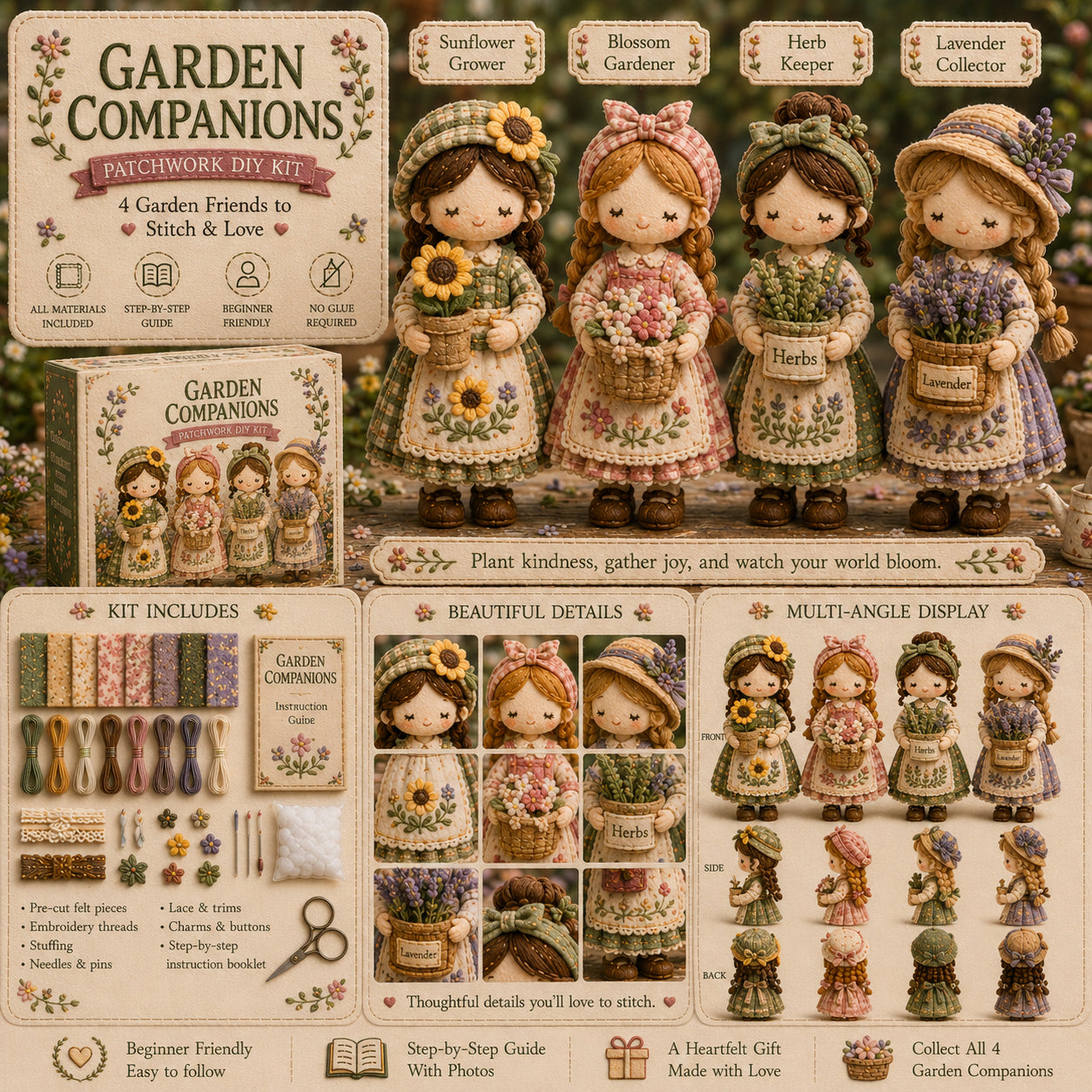 StitchTales – Patchwork Doll Sewing Kit