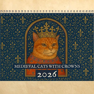 Meowjesty - A Medieval Cat Art Calendar 2026