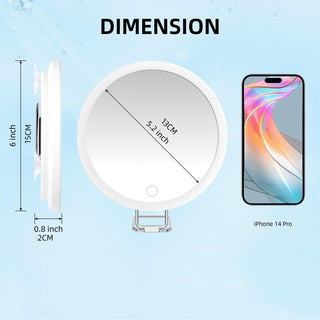 GlamView - Portable Rechargeable Makeup Mirror