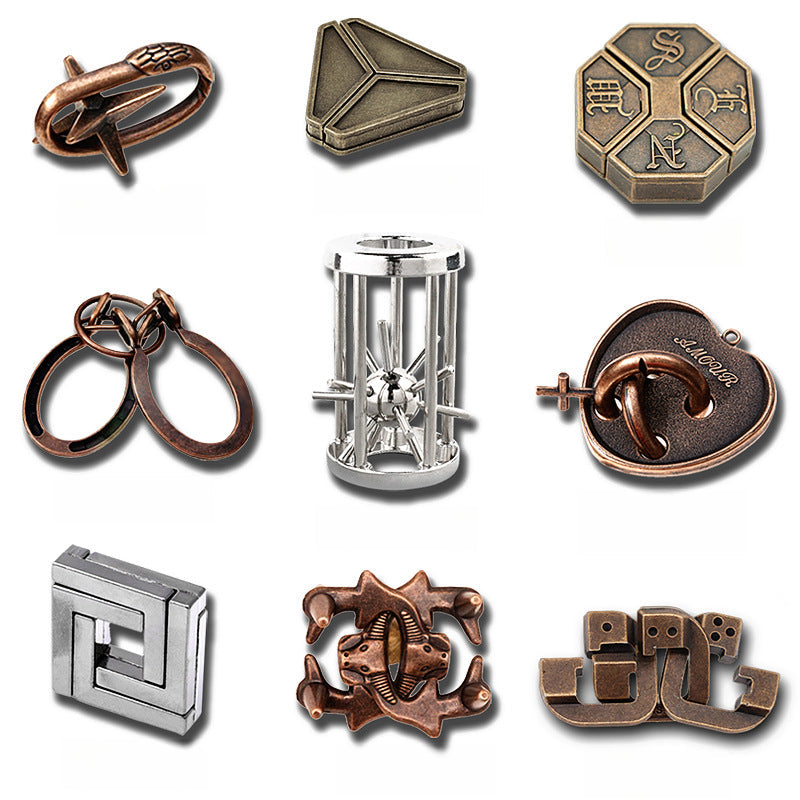 MindForge – Metal Brain Teaser Puzzle Set