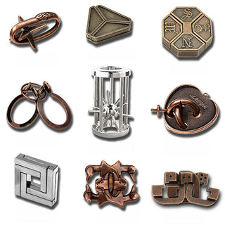 MindForge – Metal Brain Teaser Puzzle Set