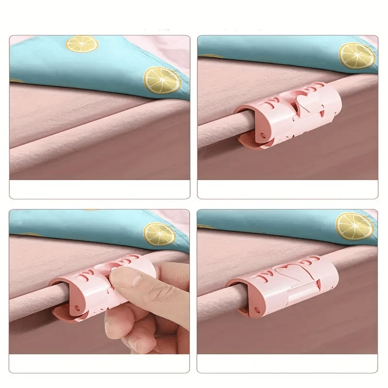 FixiFit - Needle-Free Bed Sheet Holders with Strong Grip Power