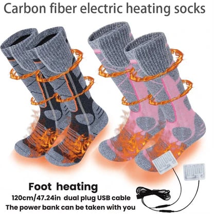 ArcticEase - Premium Heated Socks for Men & Women