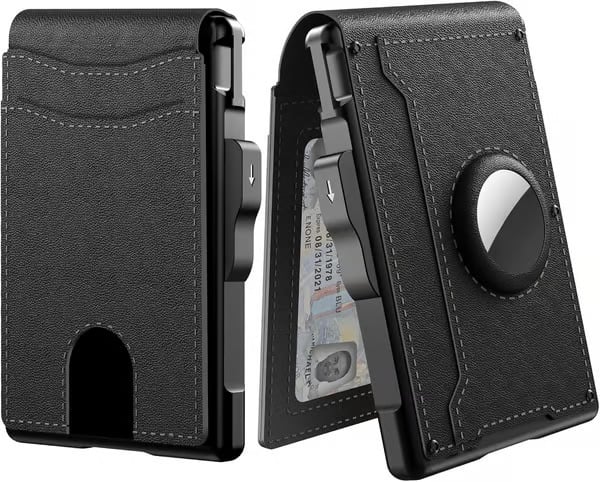 VaultOne - Premium RFID AirTag Wallet