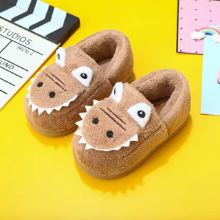 DinoToes – Soft Cartoon Slippers for Kids
