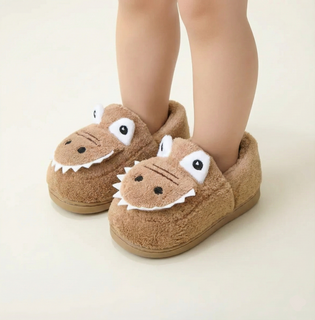DinoToes – Soft Cartoon Slippers for Kids