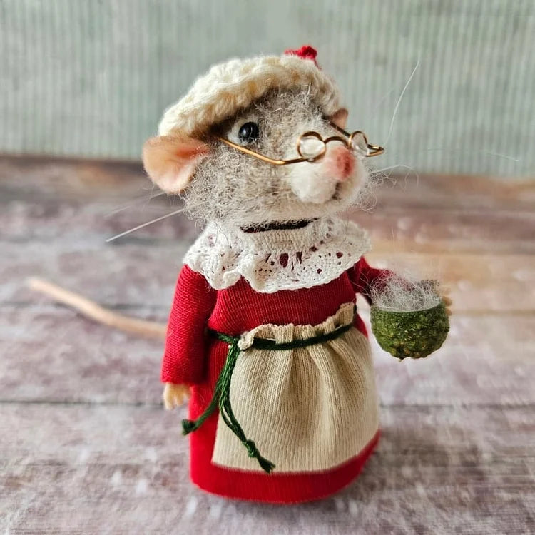 WhiskerWool - Needle Felted Mouse