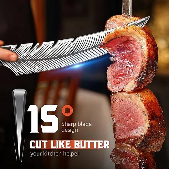 SwiftCut - Artisan Feather Boning Knife