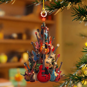 FestiveStrings - Christmas Guitar Ornament