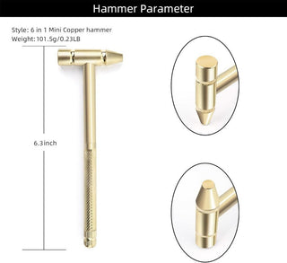 ToolNest - Compact 6-in-1 Hammer Kit