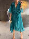 GraceVee | Timeless V-Neck Fashion Dress