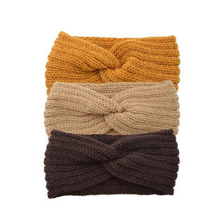 ElegantKnit - 3-Pack Cozy Turban Headbands