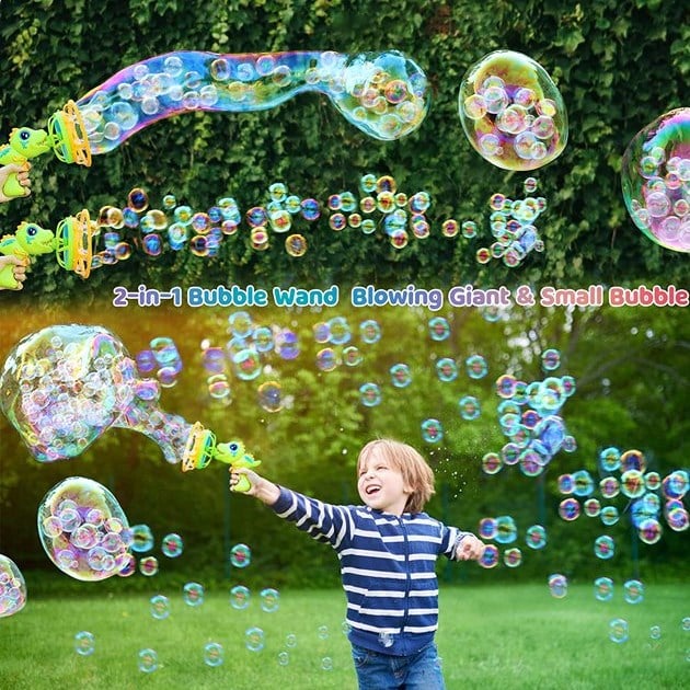 MiniDino - Portable Dinosaur Bubble Blaster