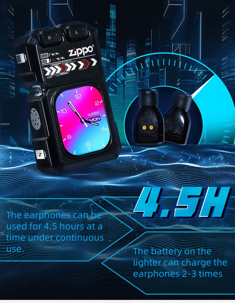 LiteBeats – Dual-Function Smart Lighter & Earbuds