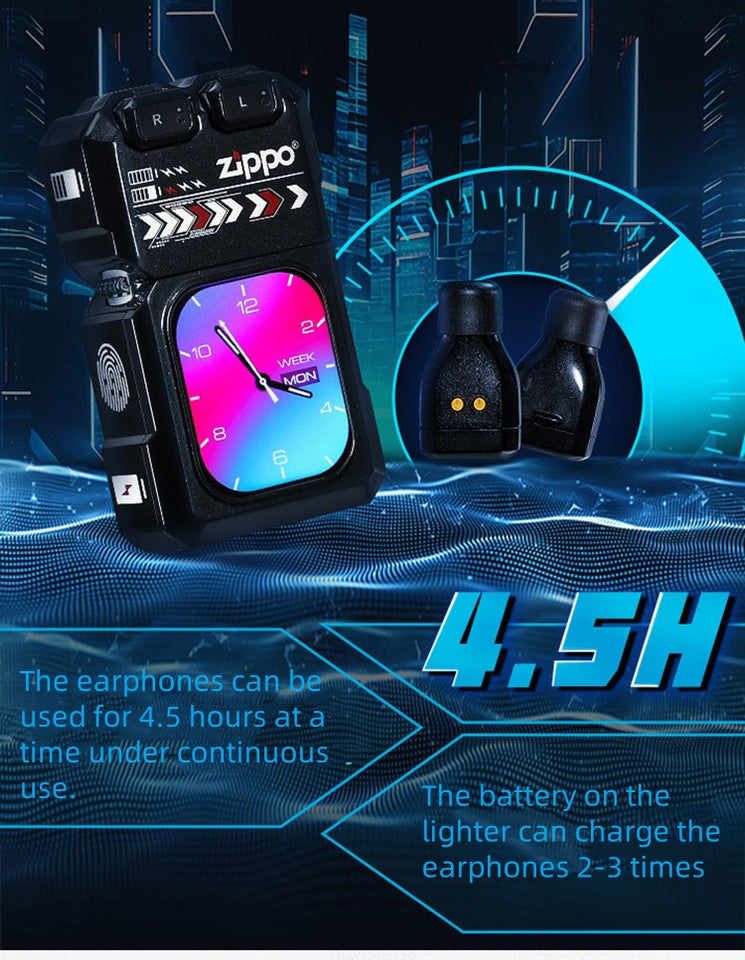 LiteBeats – Dual-Function Smart Lighter & Earbuds