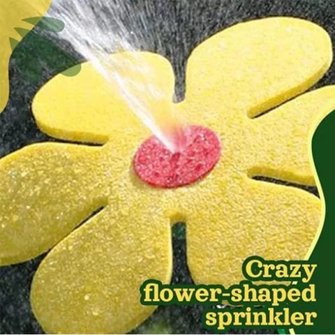 GardenGiggle - Rotating Daisy Lawn Sprinkler – Fun for Kids & Pets