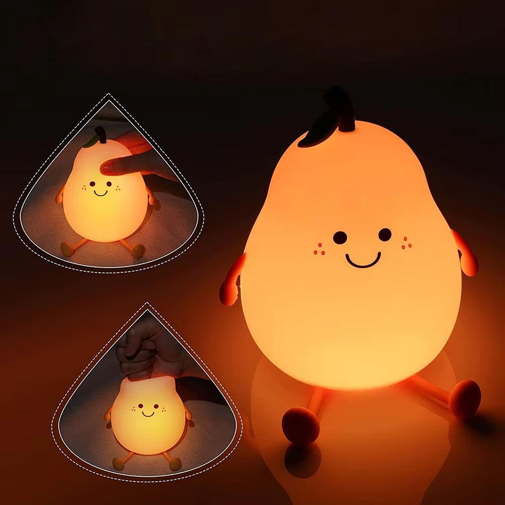 CuddleLight – Gentle Silicone Night Light for Kids, Rechargeable