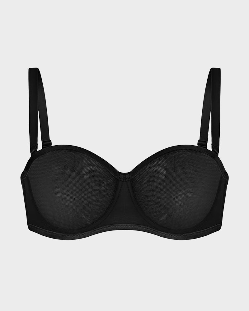 AirLift – Strapless Mesh Balconette Bra