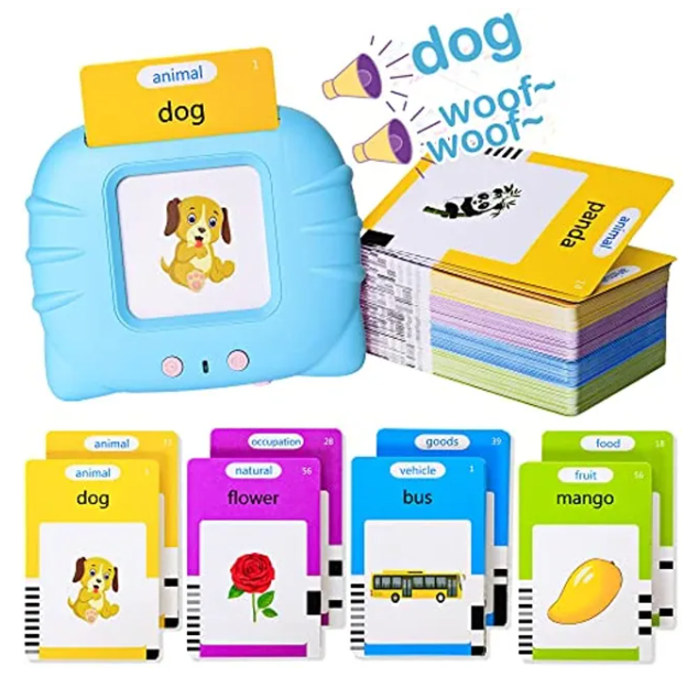 Kids Talking Flash Cards English Learning Language Toy Educational