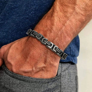 Braided Stainless Steel Bracelet for Men Bracelet Skaldic Jewelry S 