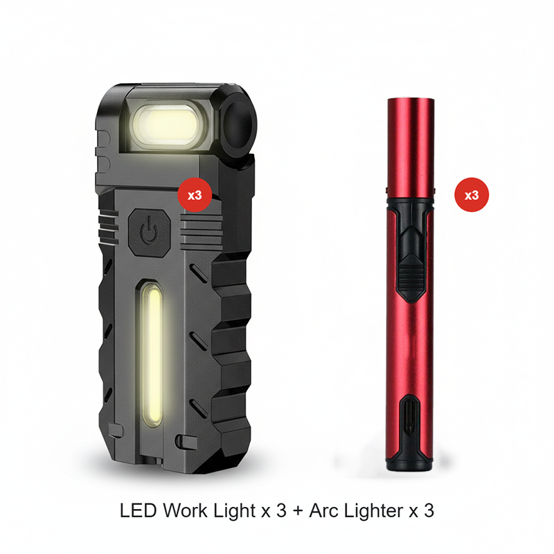 PivotBeam – LED Work Light with 180° Rotating Design