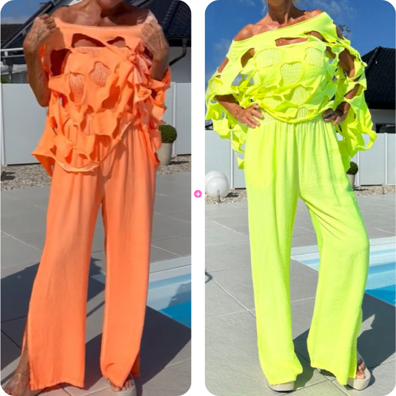 GlowLuxe – Elegant Summer Cutout Jumpsuit Outfit