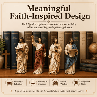 GraceKeep – Inspirational Jesus Figurine Display Set