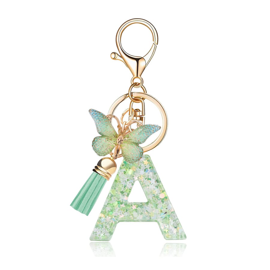 CharmKey – Personalized Initial Letter Keychain