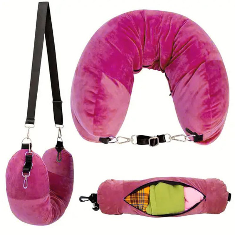PackPillow - Clothes-Holding Neck Cushion