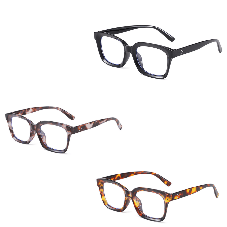 LuxeFocus – Blue Light Blocking Square Readers