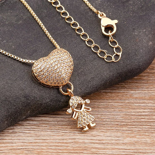 💖49%💖Love and my kids 【Mother's Love Necklace】