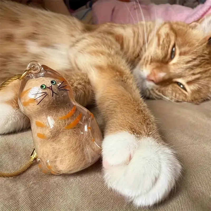 MemoryPaw – Pet Hair Memorial Capsule Keychain