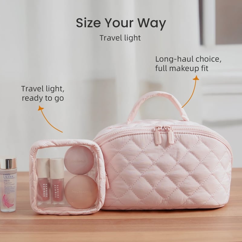 LuxeCase – Stylish Cosmetic Travel Organizer