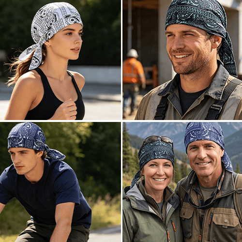 FlexRide – Elastic Cycling Sports Cap