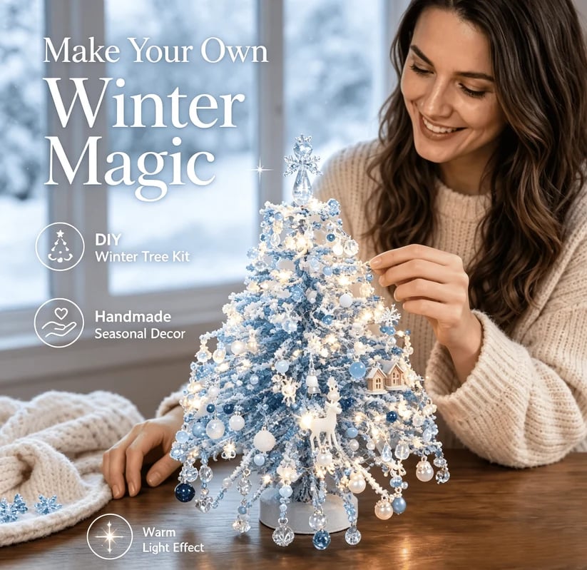 SparkleCraft – Premium DIY Beaded Christmas Tree Kit