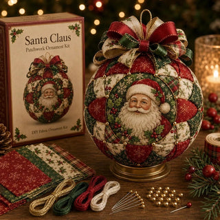 MerryStitch – Handmade Christmas Patchwork Ornament Kit